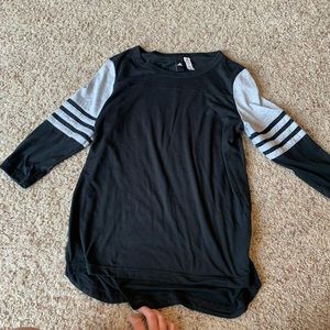 womens adidas 3/4 length shirt